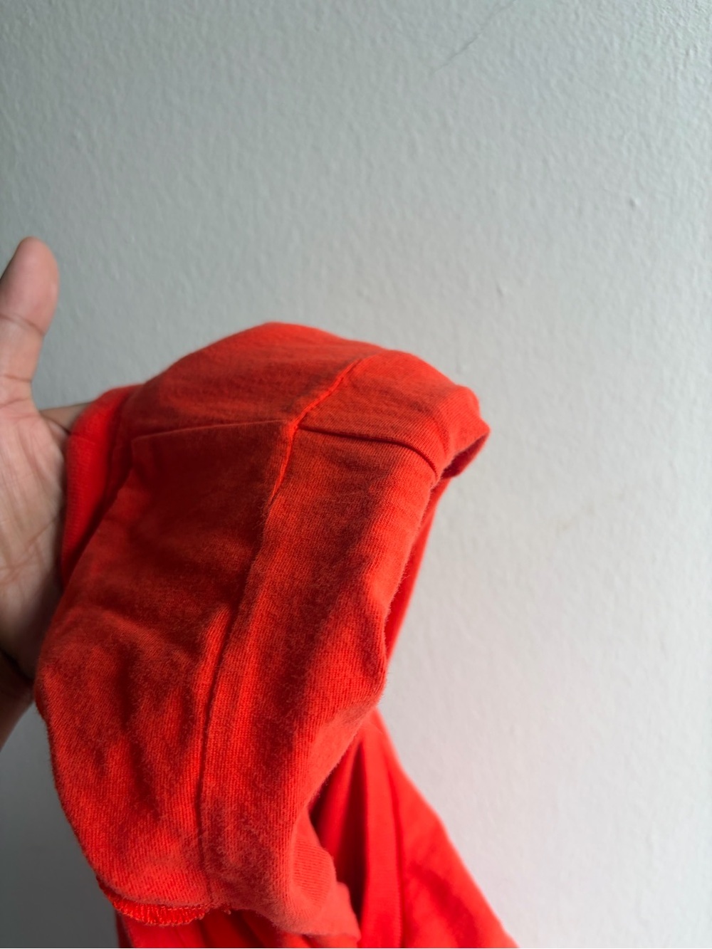 All Saints Bright Red Orange Sleeveless Tank Top - Picture 6 of 7
